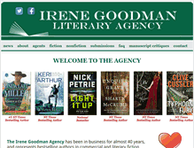 Tablet Screenshot of irenegoodman.com